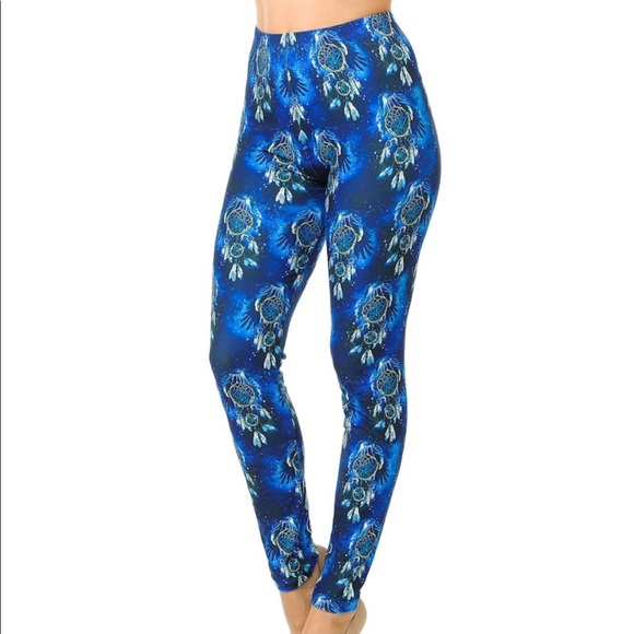 RockNStyles Pants - Last 1‼️Dream Catchers Soft Blue Galaxy Leggings